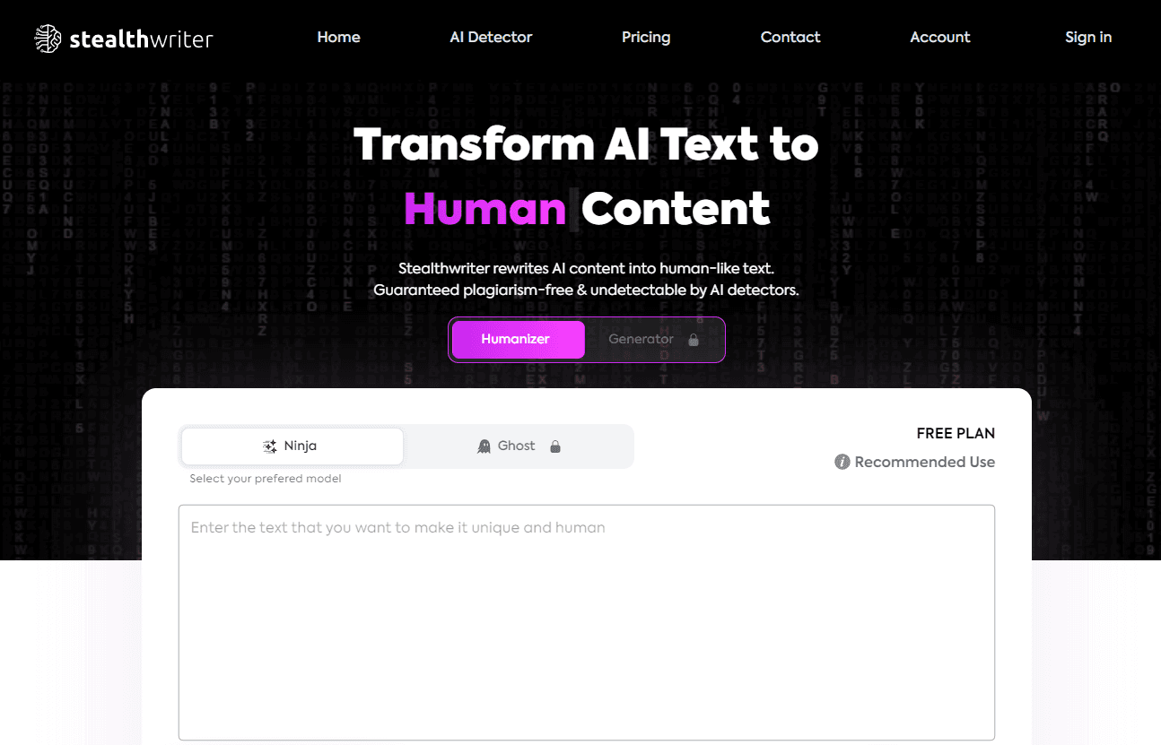 StealthWriter.ai Review: Enhancing AI-Generated Content